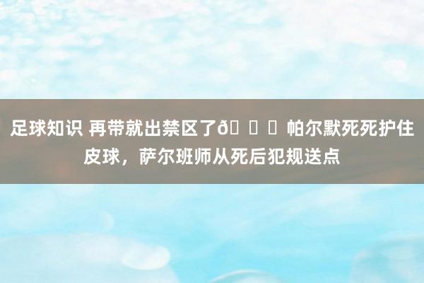 足球知识 再带就出禁区了😂帕尔默死死护住皮球，萨尔班师从死后犯规送点