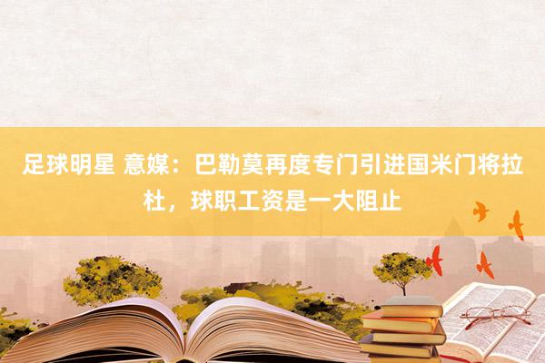 足球明星 意媒：巴勒莫再度专门引进国米门将拉杜，球职工资是一大阻止