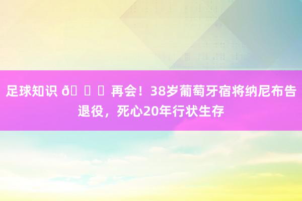 足球知识 👋再会！38岁葡萄牙宿将纳尼布告退役，死心20年行状生存