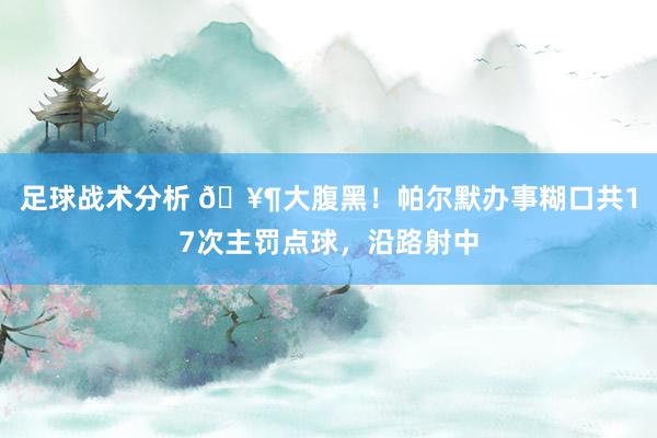 足球战术分析 🥶大腹黑！帕尔默办事糊口共17次主罚点球，沿路射中